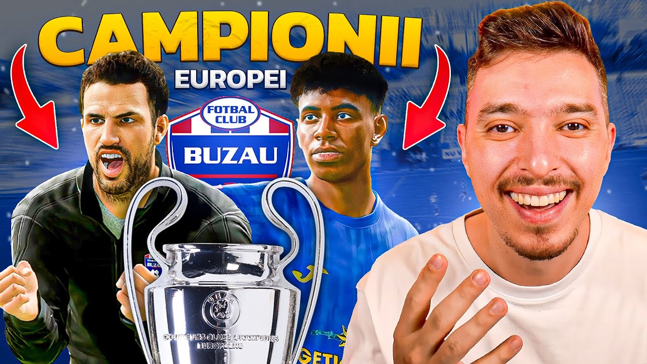 TRANSFER 1 JUCATOR PE SEZON LA GLORIA BUZAU PANA CASTIG UCL CU MAGICIENII SPANIOLI! EA FC 25 ROMANIA