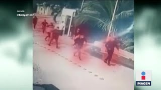 Difunden videos de la balacera en Puerto Morelos | Noticias Ciro Gómez Leyva