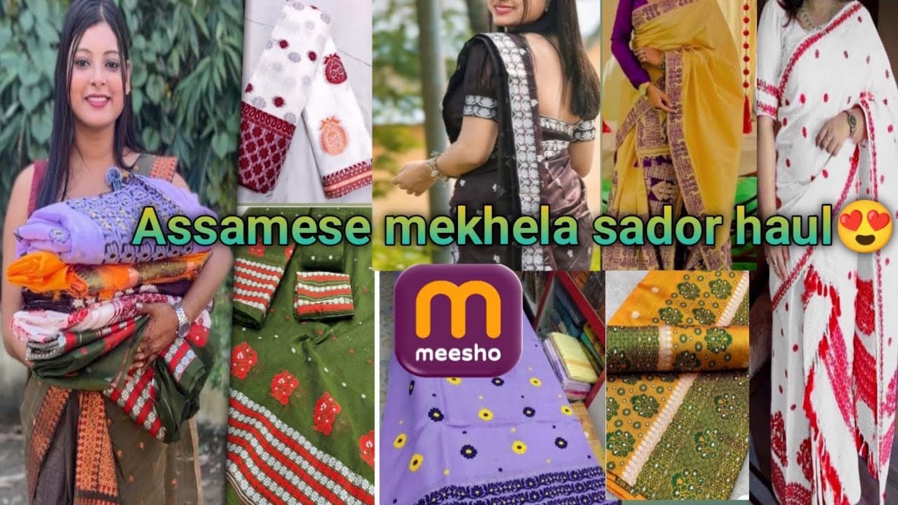 Assamese Mekhela Sador Haul😍Meesho haul video| #yt #meesho #haul #mekhela_sador #assam 