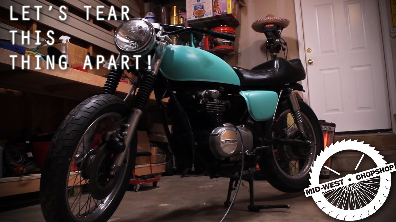 Honda CB550 Cafe Racer Build Ep. 1 (Tear-down)