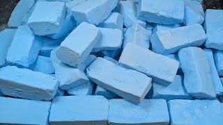 Extra Soft rectangular shape Sky Blue gymchalk fluffy crushing | oddly satisfying | ASMR  screenshot 5