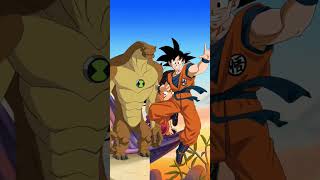 Ben 10 vs Goku battle comparison #shorts #viral #anime #dbs #ben10