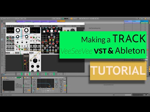 Making a track with VeeSeeVST Rack VST in Ableton (VCV Rack port)