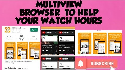 MULTIVIEW BROWSER PLAY 6 VIDEO TOGETHER #SHORTS