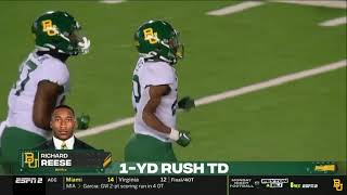 Baylor Football: Highlights at Texas Tech