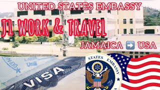 GOING TO THE EMBASSY | J1 WORK &amp; TRAVEL | STEP BY STEP 🇯🇲➡️🇺🇸