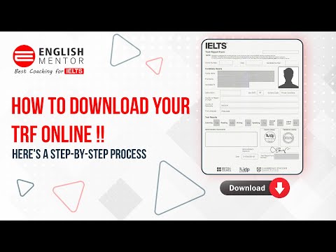 How to download your TRF Online !! | IELTS | English Mentor