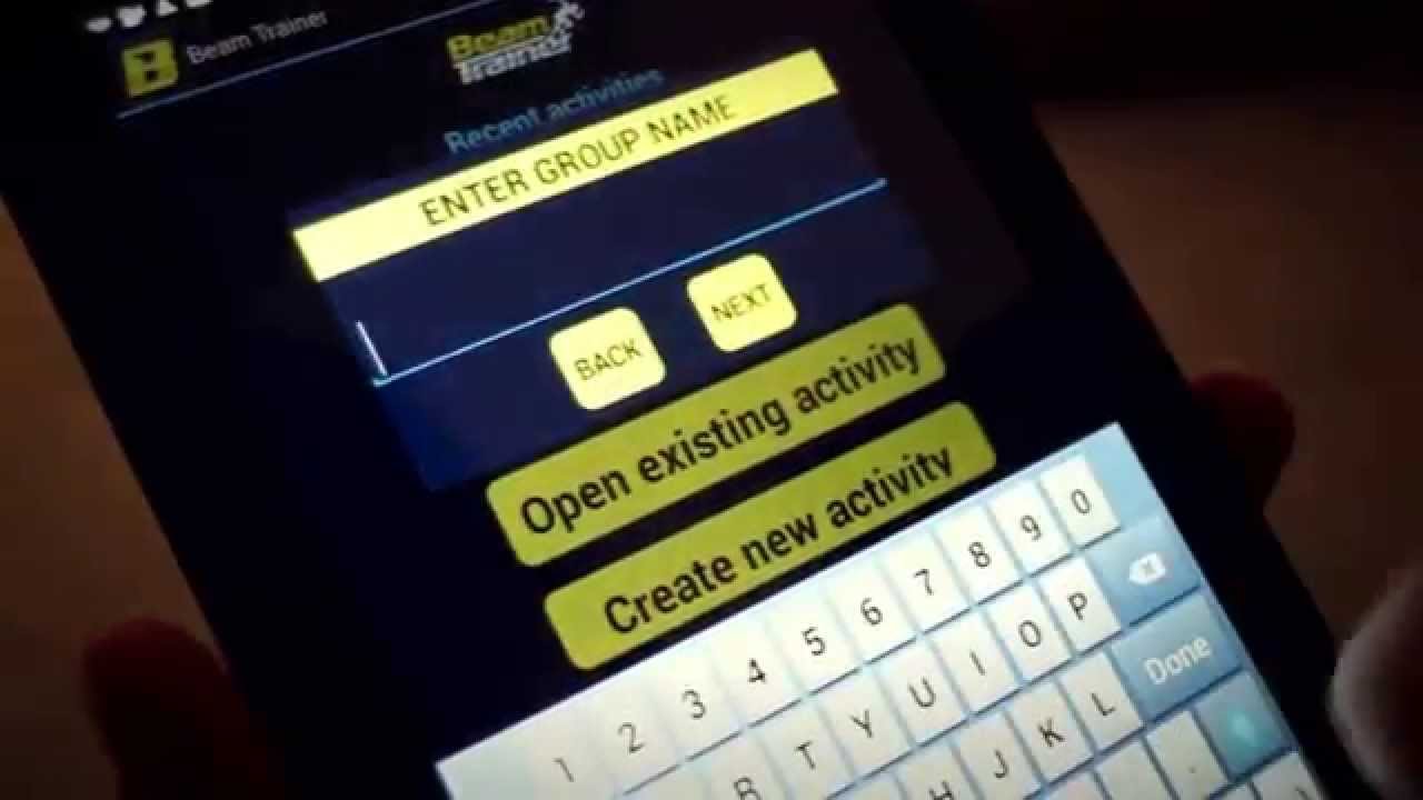 Beam Trainer Photo Finish Android app