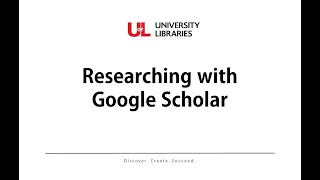 Researching with Google Scholar