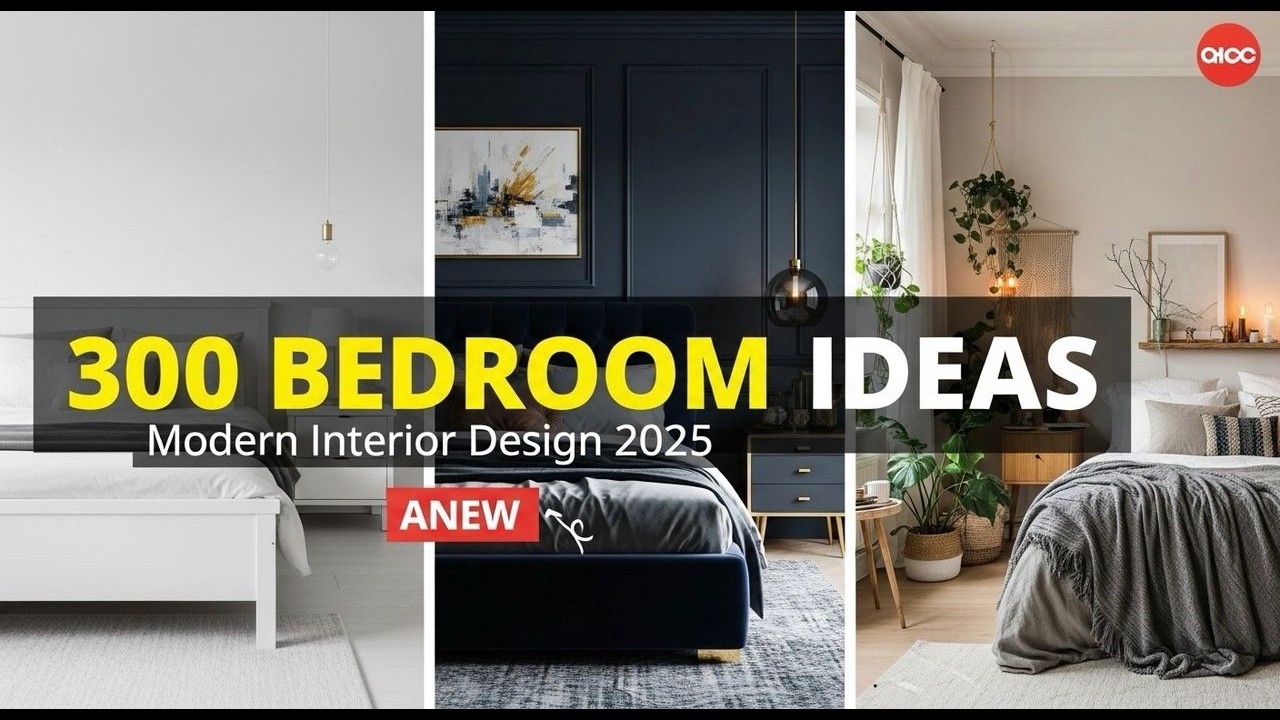 300 Modern Bedroom Design Ideas 2025 | Interior Design Inspiration ...