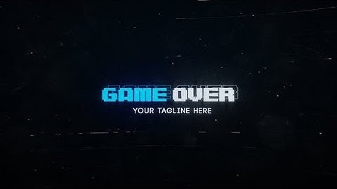 Pixel Glitch Logo (After Effects template)