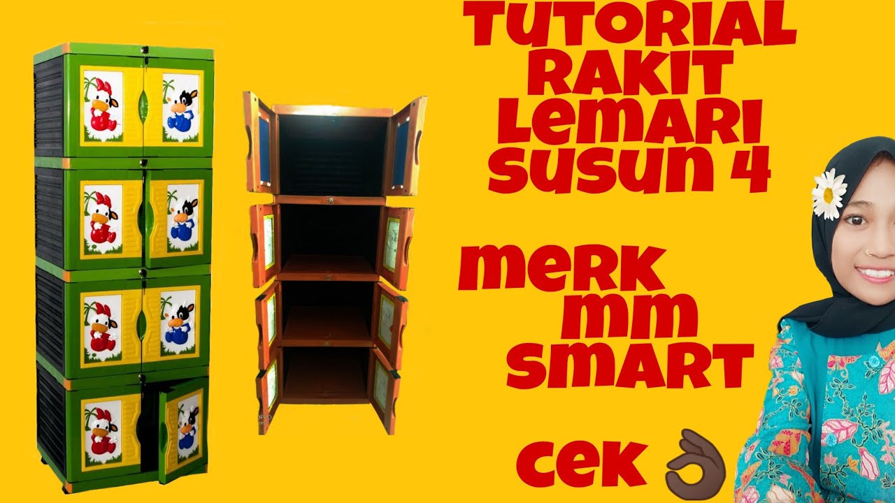  Cara  Merakit  Lemari  Plastik  Susun MM SMART YouTube