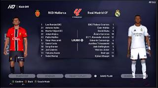 MALLORCA VS REAL MADRID | LALIGA | PES 17 FC26 PATCH | GAMEPLAY | MBAPPE | VINI JR | #LMFC5 #pes17