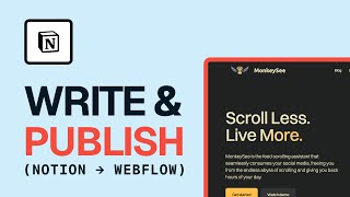 Connect Notion to Webflow to automate blog publishing (no more copy & pasting)