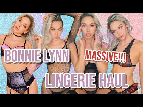 BONNIE LYNN MASSIVE LINGERIE TRY ON HAUL | ITSKRYSTAL