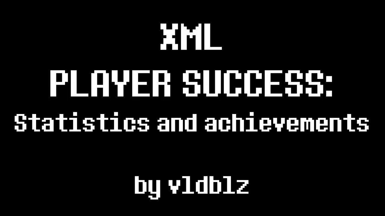 XML Player Success: Statistics and achievements - Unity Asset 2019