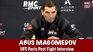Abus Magomedov says he'll smash Israel Adesanya Reacts to KO win Dustin Stoltzfus at UFC Paris