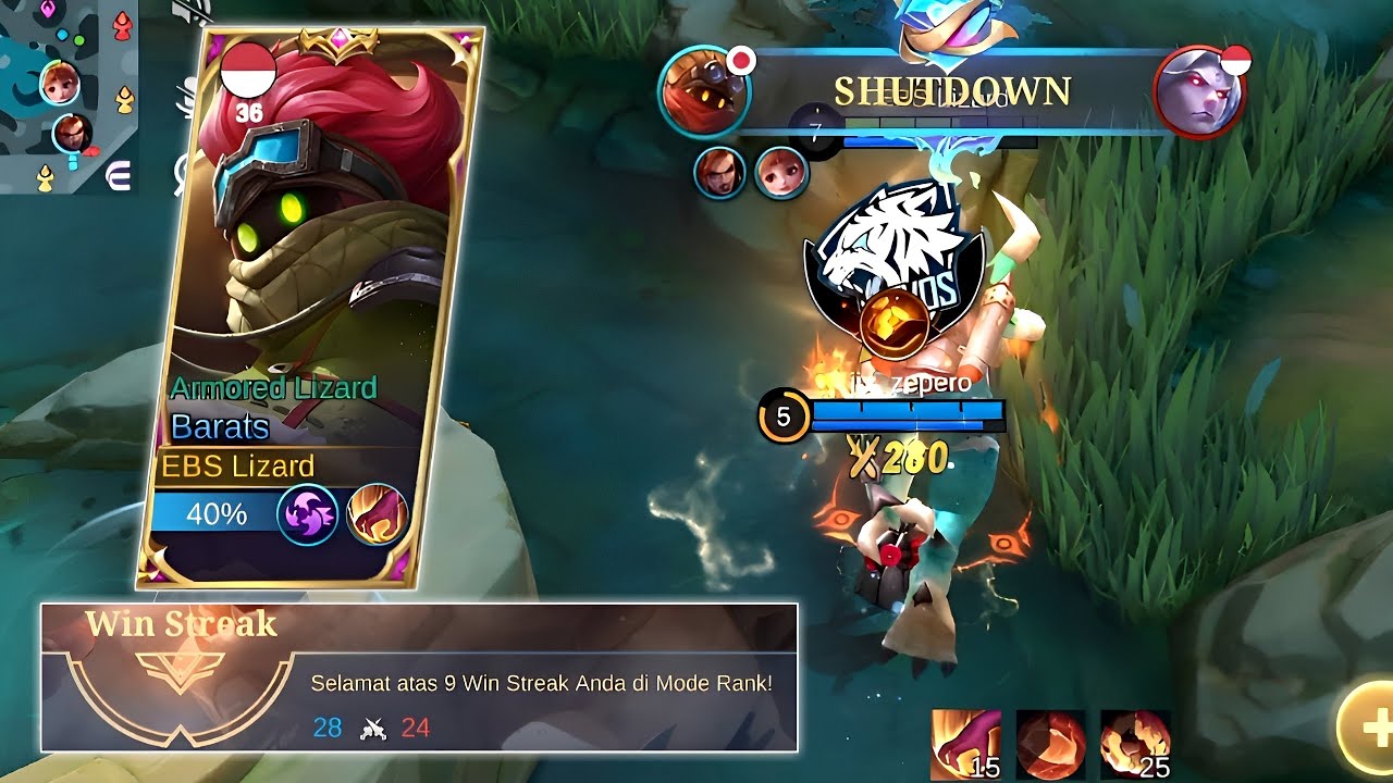 COMBO BARATS ANGELA MELANJUTKAN WIN STREAK