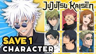 SAVE 1 out of 30 ANIME CHARACTERS from JUJUTSU KAISEN 🤞🔥 | ANIME QUIZ