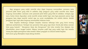 VIDIO PRESENTASI APLIKASI PERPUSTAKAAN DIGITAL MENGGUNAKAN FIGMA