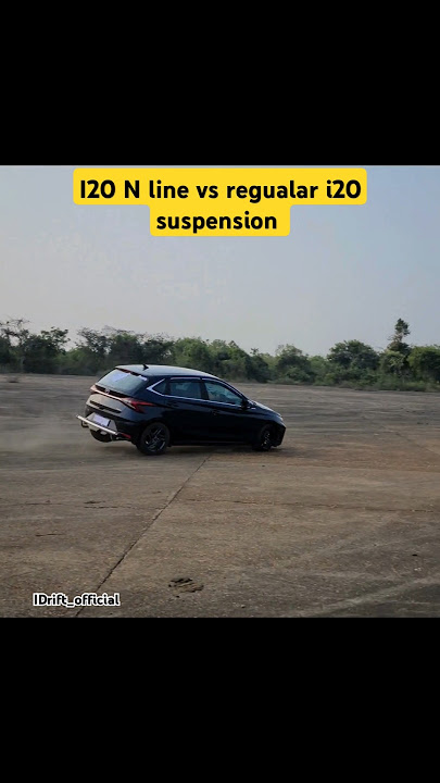 i20 regular vs i20 n line suspension test #i20 #hyundai