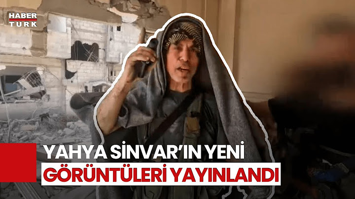 HAMAS Lideri Yahya Sinvar’ın Yeni Görüntüleri Yayınlandı!