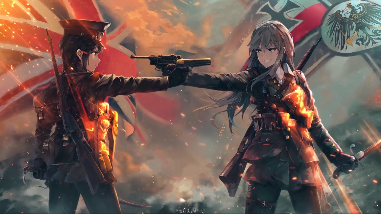 The anime wallpaper THE GREAT WAR 1080p 60fps with sound ...