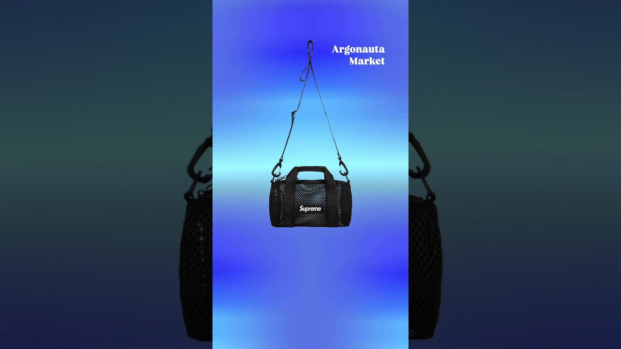 Supreme メッシュmini duffle bag ブラック　25ss Supreme Mesh Mini Duffle Bag (SS25) Black - SS25 - US