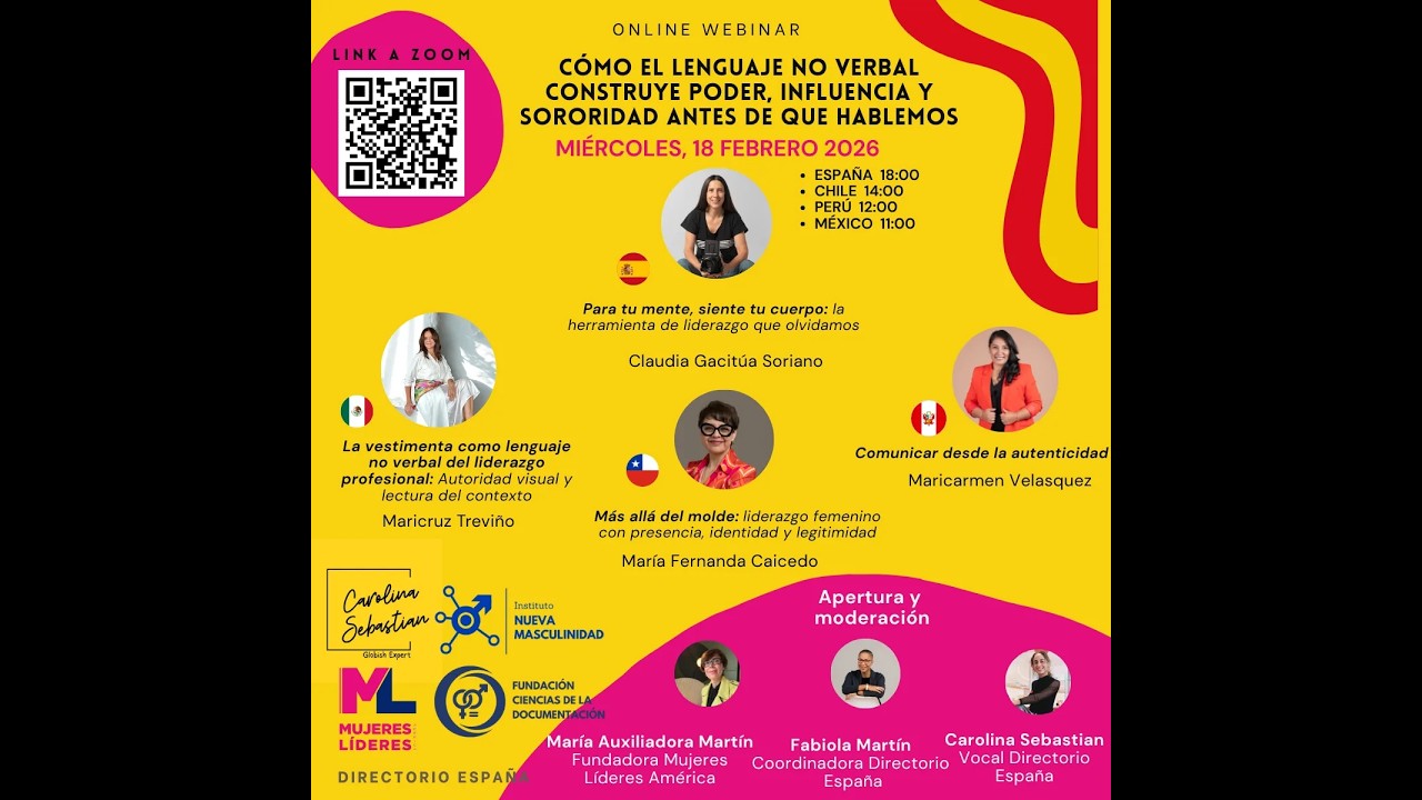 Webinar - Cómo el lenguaje no verbal construye poder, influencia y sororidad antes de que hablemos