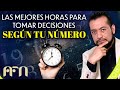 Las HORAS MÁS FAVORABLES para TOMAR DECISIONES según tu número | Alejandro Fernando Numerólogo