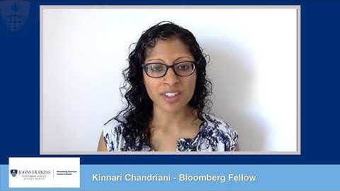 Kinnari Chandriani shares experience on being a Bloomberg Fellow!