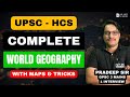 COMPLETE WORLD GEOGRAPHY WITH MAPS & TRICKS | HCS - UPSC | DR AMIT ACADEMY