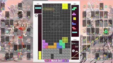 remaining: 50 player(s) says K.O. finally in the tetris 99 splatoon 3 theme today!!!