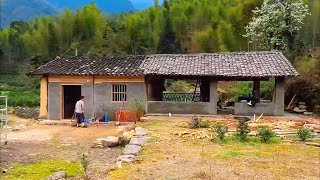 Finish ~ A girl worked hard to renovate an old house in the forest ~ The rent  is 5000 yuan per year