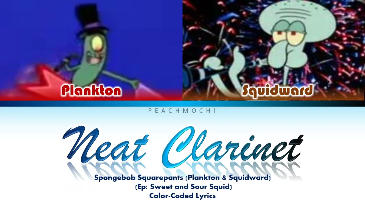 Spongebob Neat ColorCoded Lyrics YouTube