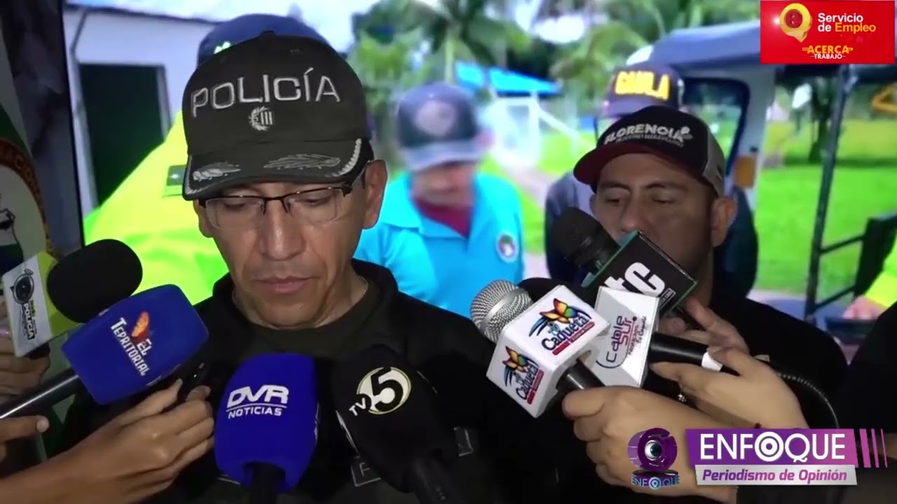Policía Nacional de Caquetá captura a siete personas por diferentes delitos en Caquetá y Putumayo.