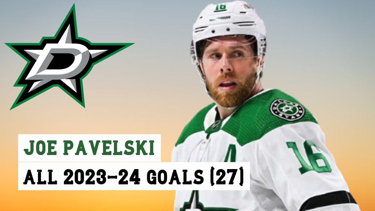 Joe Pavelski (#16) All 27 Goals of the 2023-24 NHL Season