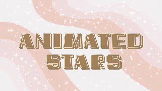 Animated Stars Background For Edits