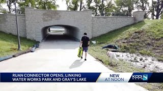 Long-awaited pedestrian tunnel opens under Fleur Drive