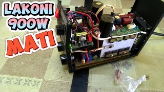 cara servis mesin las lakoni 900w hanya lampu saklar nyala ,kipas mati