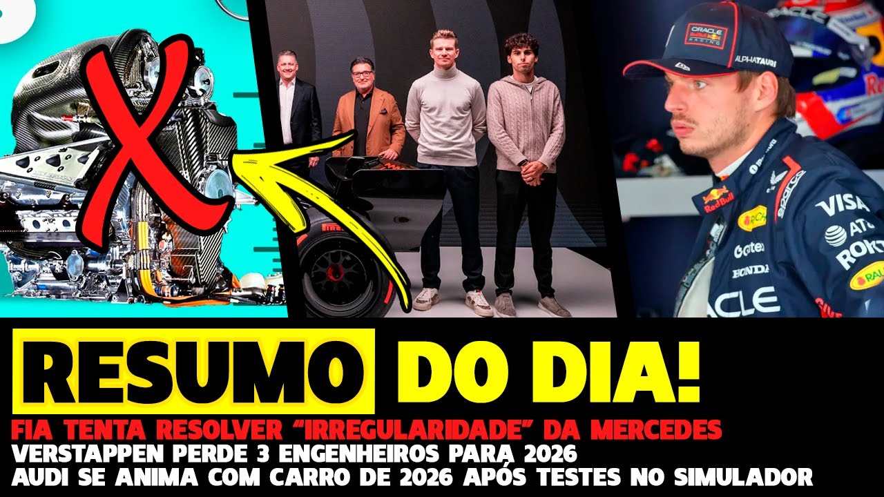 Resumo Do Dia: Motor Irregular Da Mercedes, Verstappen Perde 3 E Audi | Fórmula 1 |Gp Em Casa