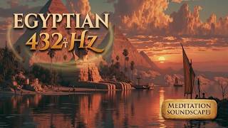 Ancient Egypt Ambient | Pharaoh 432Hz Healing Frequency & Sacred Nile Sounds for Deep Meditation