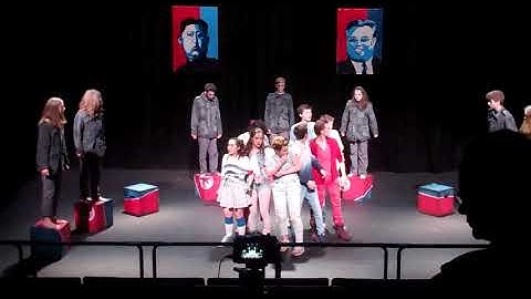 South London Youth Theatre The Free9 by In-Sook Chappell for the National Theatre Connections 2018