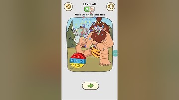 Brain over Genius IQ test level #68 walkthrough solution