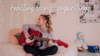 reacting to my songwriting (part 6) my journey with songwriting // Nena Shelby