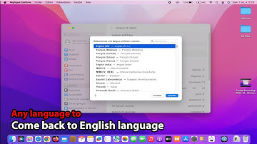How to change mac language back to english