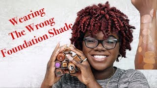 The Wrong Foundation Shade | Current Dark Skin Foundation Collection