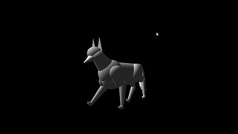 3D wolf using C and OpenGL (Fixed Function Pipeline) | Render group | RTR 06