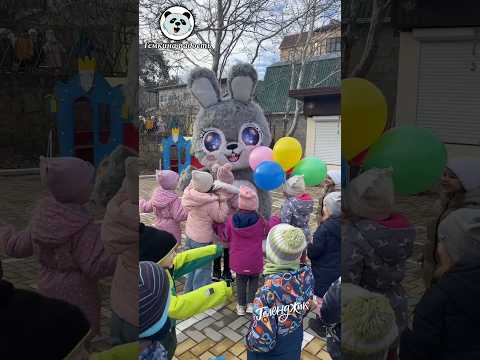 С днём рождения Машеньку пришёл поздравлять Зайка! #ростовыекуклы #деньрождения #сднемрождения