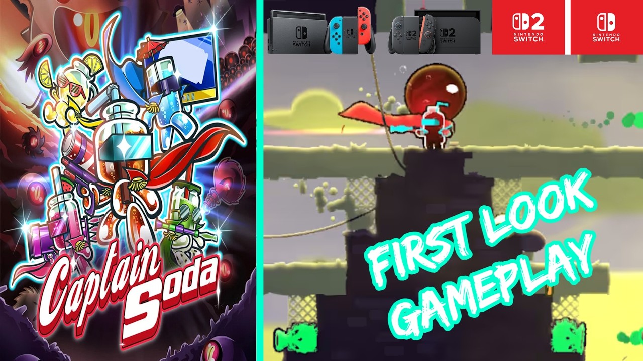 Captain Soda – Nintendo Switch / Switch 2 Gameplay - YouTube
